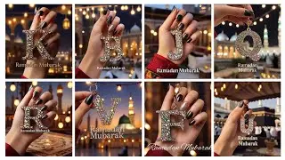 Ramadan Mubarak ❤️ | Beautiful Name first letter dp 2026 | WhatsApp girls photo | #bestlinesanddps 