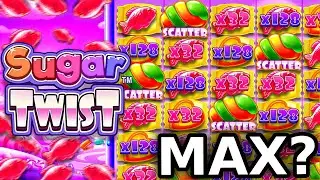 НОВЫЙ СЛОТ SUGAR RUSH, ПОЧТИ МАКСИМАЛЬНЫЙ ВЫИГРЫШ! (ЧТО ЗА ЧУШЬ?)