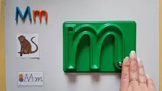 Lowercase letter m - Print font