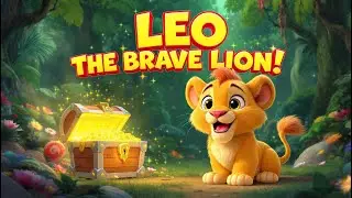 Leo The Brave Lion Story 🦁✨ | Jungle Adventure for Kids | 3D Cartoon Animation | Bedtime Story