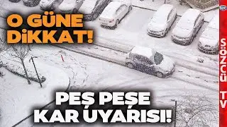 İstanbul Beyaza Büründü! Valilikten Açıklama Geldi! Kar Uyarıları Peş Peşe Geldi