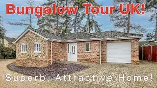 BUNGALOW TOUR UK  Fantastic Home!  For Sale &pound;325,000 Swaffham, Norfolk, Longsons Agents.