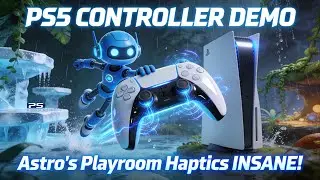 Astro's Playroom PS5 DualSense Controller Demo - Haptic Feedback & Adaptive Triggers!
