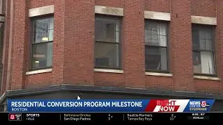 Residents moving into Boston's first office-to-apartment conversion project
