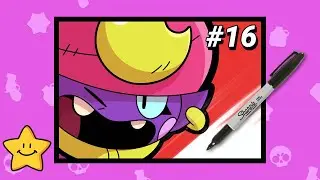 HOW TO DRAW GENE PROFILE ICON FROM BRAWL STARS