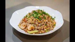 Easy Shrimp 🍤🍤 🍤  Fried Rice Made from Scratch