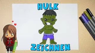 Hulk einfach malen für Kinder | ab 9 Jahren | Malen mit Evi | deutsch