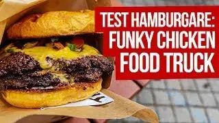 Testar hamburgare från Funky Chicken Food Truck