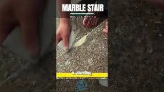 How Amazing INSTANT NOODLE RESTORE the Marble Floor | marble damage repairing | noodle restore #diy