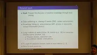 Dr. Grigorios Loukides | Sanitization for sequential data