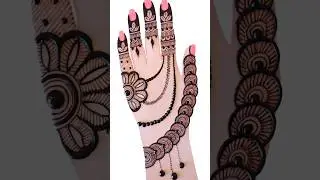 Happy New Year and Eid Mehndi design | Arabic Henna Mehandi ki design #henna #mehndi #shorts