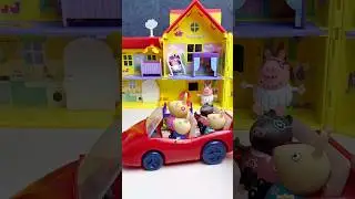 Satisfying with Unboxing & Review Peppa Pig Playset Toys ASMR #peppapig #toys #shorts