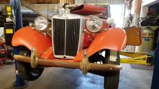 MG TD Restoration Progress Inspection
