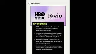State of Streaming Cliff Notes   HBO Max Viu