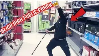 The Crazy Blind man Fighting Air !