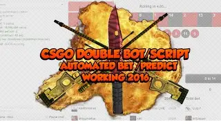 CSGODOUBLE BOT/SCRIPT AUTOMATIC BET/PREDICT (PT/BR/EN) WORKING 05/16 FUNCIONANDO!!