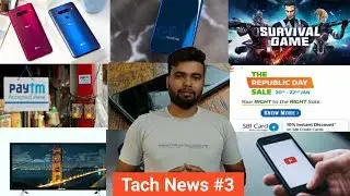 Tech News #3 - PUBG vs SURVIVAL GAME, MI MIX 3 5g phone, youtube ios updated