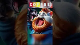 CaseOh Cat Drinks Too Much Coffee #funny #catlover #cartoon