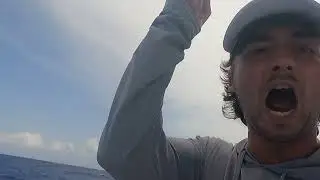 sword fishing in Islamorada on a 25 ft bay boat