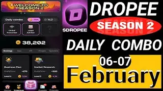 Dropee daily combo | 06-07 February 