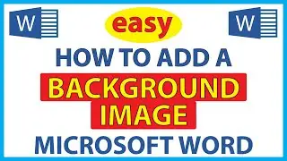 Microsoft Word: How To Add A Background Image To A Word Document | 365 |