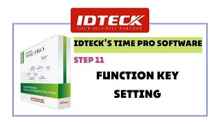 IDTECK TP Step11 Function Key Setting