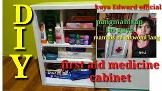 diy how to make first aid cabinet 1/4 plywood