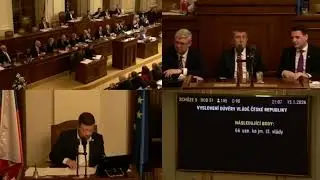 Záznam 15.1. 2026 Jednání o vyslovení důvěry vládě ČÁST 4
