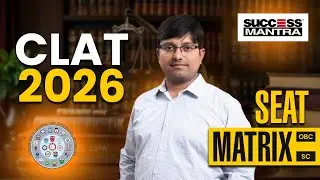 CLAT 2026 Seat Matrix | NLUs Wise Seats Breakdown | Category Wise Seats