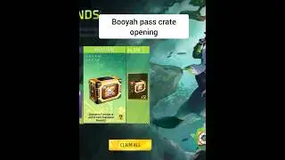 New booyah pass crate opening 🥺🥺 in free fire #shorts #shortvideo #freefireshorts #freefireindia