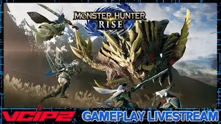 Playing MONSTER HUNTER RISE MULTIPLAYER with MEMBERS  of the 💯% Clique (Gameplay Livestream)