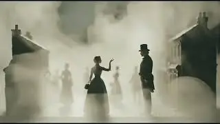 And the steam forms miniature, moving scenes.
