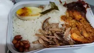 AirAsia Onboard Meal - Nasi Lemak