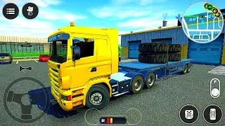 Truck Drive Simulator - Level 1 Construction And Transport Truck - Android Game Play