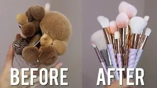 Best Way to Clean Makeup Brushes at Home like a Pro|Makeup Brushes KO saaf krne ka tareeka