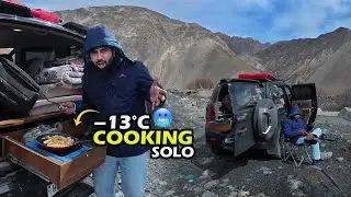 Solo Cooking at –13°C 🔥 Gue Village | Solo Travel with Bolero Neo  EP-3