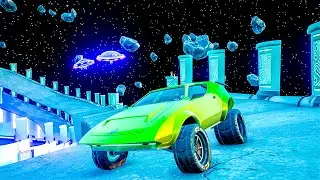 Fortnite Chapter 2 Creative: Speed Chaser Crazy Space Racing Map Full Gameplay No Commentary