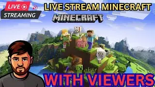 🌍MINECRAFT SERVER Playing with Viewers | Bedrock & Java !🔥#minecraft