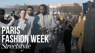 LOUIS VUITTON STREET STYLE - PARIS FASHION WEEK - MENSWEAR F/W 2020/2021