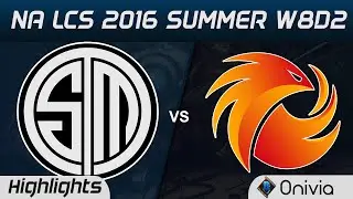 TSM vs P1 highlights Game 3 NA LCS 2016 Summer W8D2 Team Solo Mid vs Phoenix1