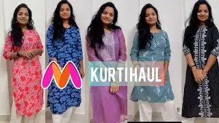 Myntra kurti haul under 499/-// best kurti look book 😍 // cash on delivery