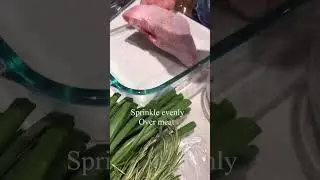 Turkey leg confit with duck fat
