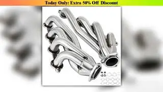 Top SucceBuy Exhaust Conversion Swap Header  for Chevrolet GMC Truck LS1 LS2 LS3 LS6 Long Tube Head