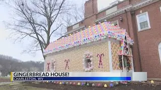 Santa brings children spirit of Christmas at Governor's Mansion gingerbread house