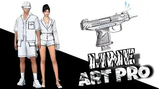 FF Indonesia Server. Line Art Pro Bundle