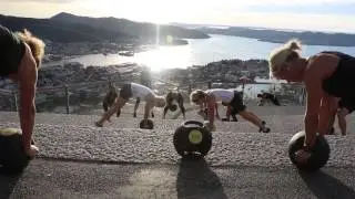 BasisBall everywhere: On the roof of Bergen!