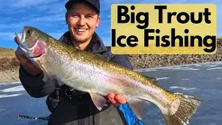 Utah Ice Fishing 2025 - Ice Fishing for Big Trout!
