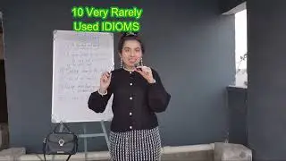 10 Very Rarely Used IDIOMS #english #grammar #vocabulary #language #education #learning #words 