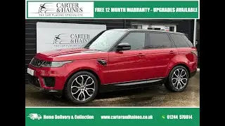 2019/19 Land Rover Range Rover Sport 3.0 SD V6 HSE SUV 5dr Diesel Auto 4WD Euro 6 (s/s) (306 ps)