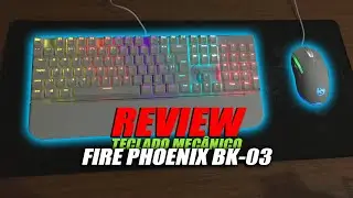 REVIEW  - TECLADO MECÂNICO DO ALIEXPRESS  - FIRE PHOENIX BK-03 - GAME ZOEI